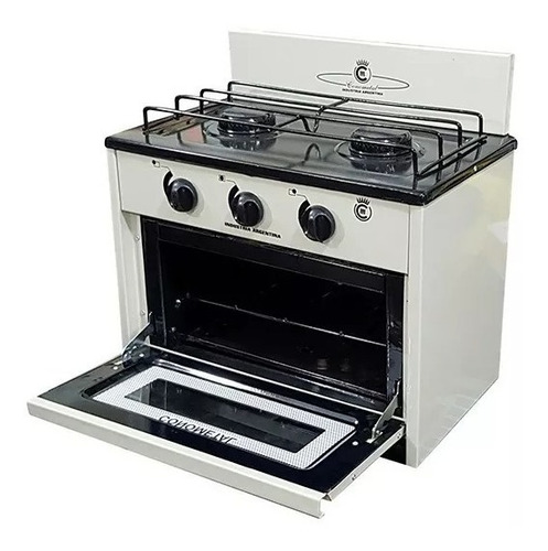 ANAFE DE 2 HOR. CON HORNO/VISOR/ MECH. ENLOZ